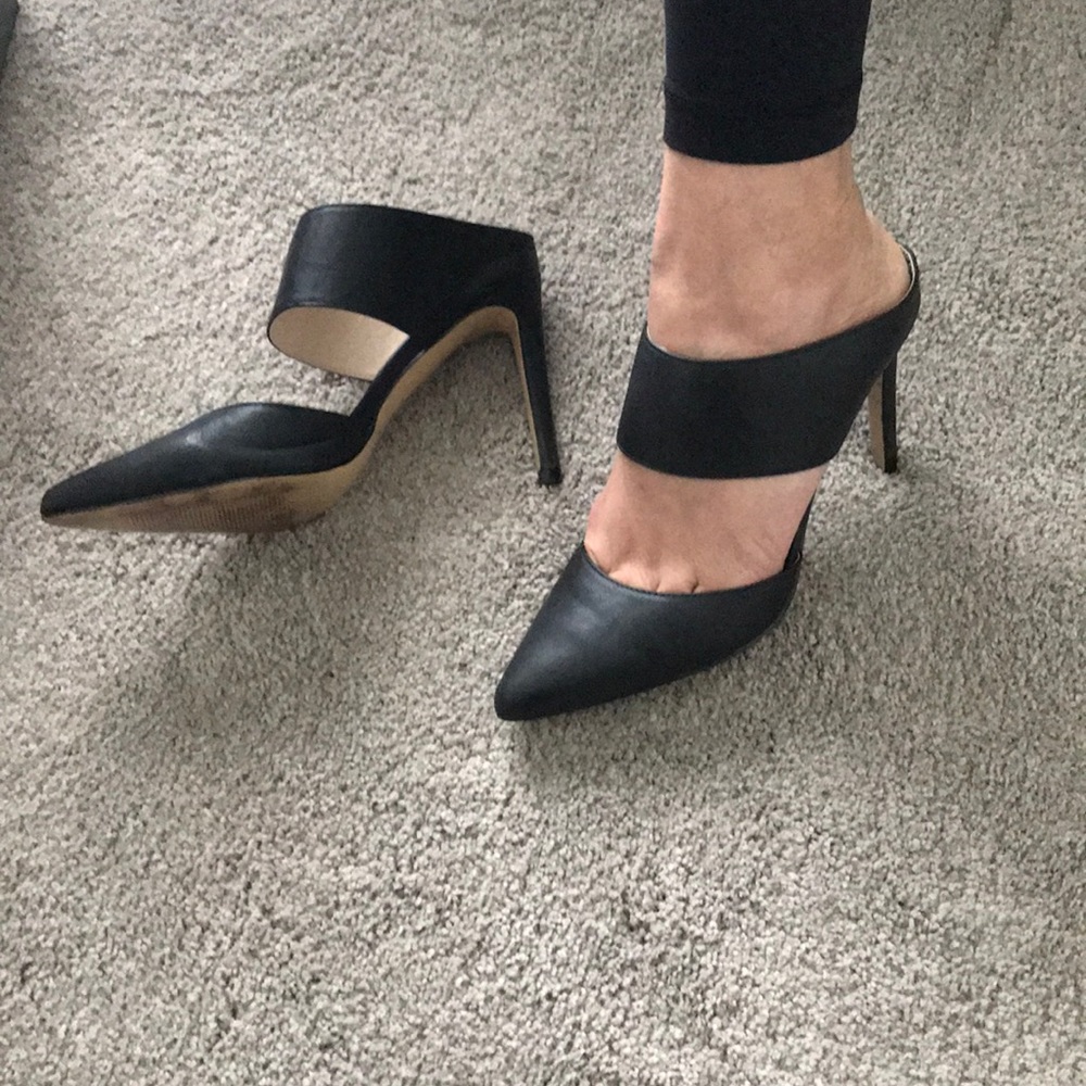 Black stylish heels